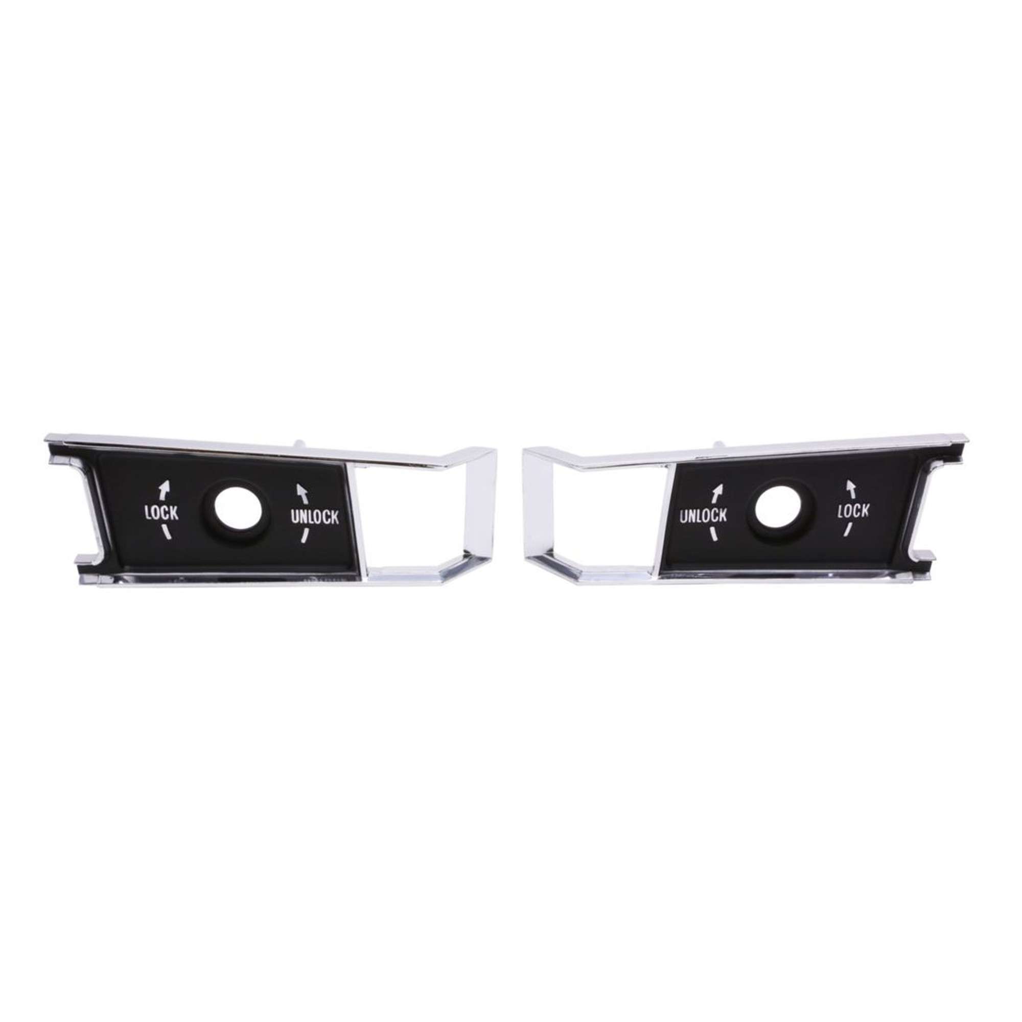 1968-1977 Chevrolet Corvette Door Handle Bezels Pair