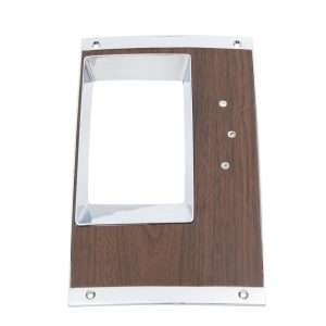1968 Chevrolet Camaro 4 Speed Woodgrain Console Shift Plate 