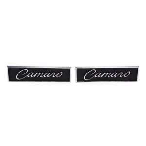 1968-1969 Chevrolet Camaro Door Panel Emblems Pair
