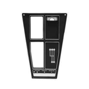 1970-1971 Chevrolet Corvette 4 Speed Manual Transmission Console Plate Assembly With Air Conditioning