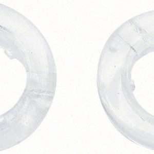 1967 Chevrolet Camaro And Pontiac Firebird Clear Plastic Door Lock Ferrule Pair