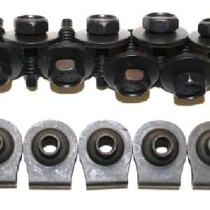 1970-1971 Dodge Challenger Front Valance Bolt Kit 16 Piece Set