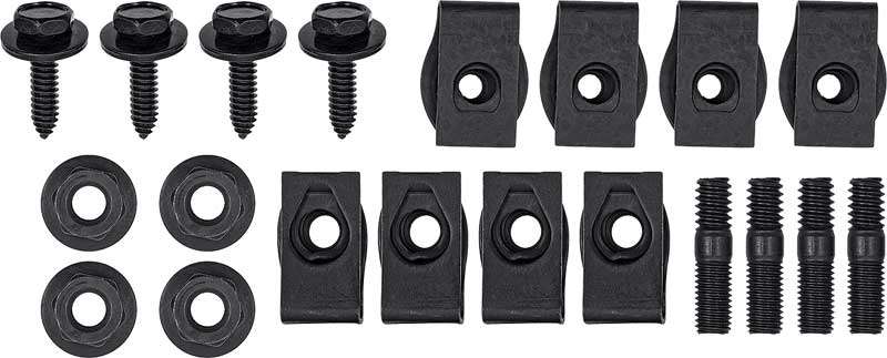 1972-1974 Plymouth Cuda And Barracuda Rear Valance Bolt Kit 20 Piece Set