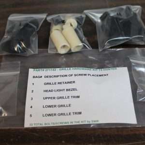 1972 Plymouth Duster Grille Hardware Kit 33 Piece Set 