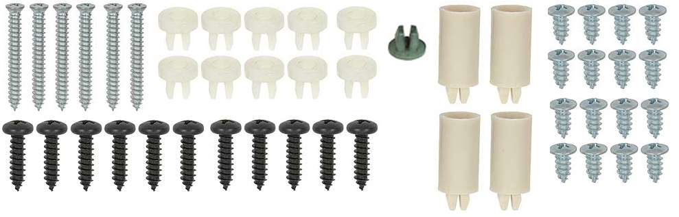 1975-1976 Plymouth Duster Grille Hardware Kit 48 Piece Set