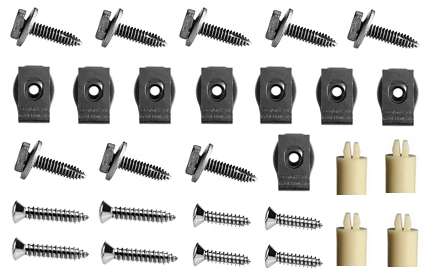 1965 Plymouth Belvedere Grille Hardware Kit 28 Piece Set