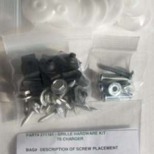 1970 Dodge Charger Grille Hardware Kit 36 Piece Set