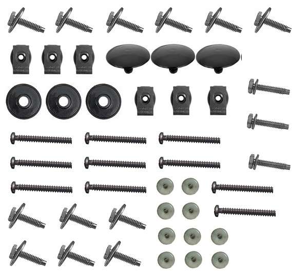 1971 Plymouth Roadrunner And GTX Grille Mounting Hardware Kit 48 Piece Set