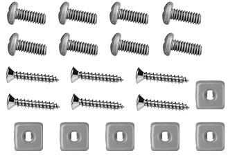 1965-1967 Dodge D100 D200 D300 Truck Grille Hardware Kit 20 Piece Set