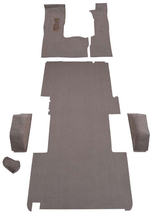 1994-1997 Dodge B2500 And B3500 Van Complete Passenger And Cargo Area Molded Carpet Set