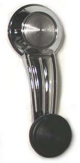 1973-1977 Chevrolet Malibu And Laguna Window Crank Handle With Black Knob SOLD EACH