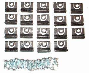 1966 Ford Mustang Fastback Windshield Molding Clip Kit 38 Pieces