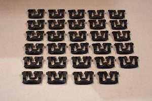 1967-1968 Ford Mustang Fastback Rear Window Molding Clip Kit 29 Pieces