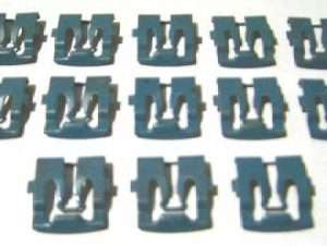 1969-1970 Ford Mustang Fastback And Coupe Windshield Molding Clip Kit 13 Pieces