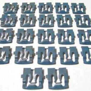 1969-1970 Ford Mustang Fastback Rear Window Molding Clip Kit 22 Pieces