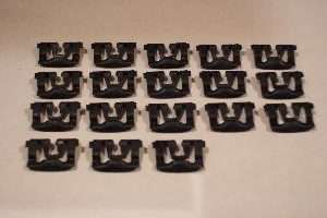 1971-1973 Ford Mustang Coupe Rear Window Molding Clip Kit 18 Pieces