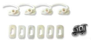1968-1969 Chevrolet El Camino Upper And Lower Tailgate Molding Clip Kit