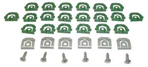 1964-1967 Chevrolet El Camino Windshield Molding Clip Kit
