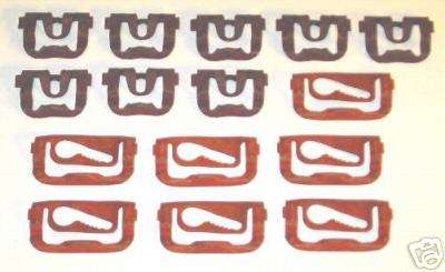 1968-1972 Chevrolet El Camino Windshield Molding Clip Kit