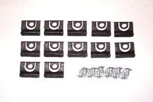 1965 Ford Mustang Fastback And Coupe Windshield Molding Clip Kit 24 Pieces