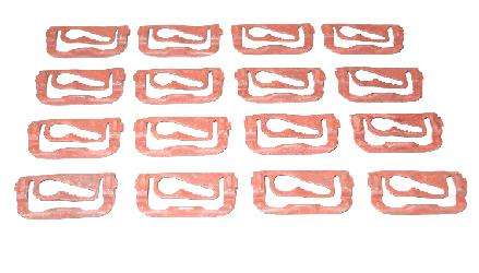 1967-1970 Chevrolet Impala Windshield Molding Clip Kit Upper And Sides