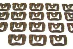 1967-1969 Chevrolet Camaro Windshield Molding Clip Kit Upper And Sides 18 Pieces