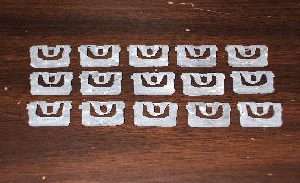 1973-1977 Chevrolet Chevelle, Malibu, And Laguna Windshield Molding Clip Kit