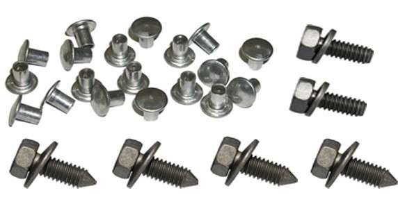 1966 Chevrolet Chevy II And Nova Grille Hardware Kit 25 Piece