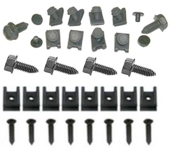 1968 Chevrolet Nova Grille Hardware Kit 42 Piece