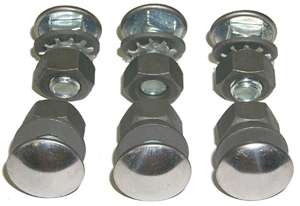 1966 Chevrolet Chevy II Front Bumper Bolt Kit 24 Pieces
