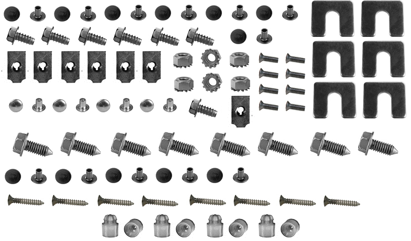 1967 Chevrolet Camaro RS Grille Hardware Kit 83 Piece