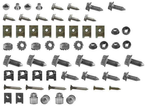 1968 Chevrolet Camaro Grille Hardware Kit 60 Piece