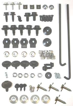 1970-1971 Dodge Challenger Under Hood Bolt Kit 143 Pieces