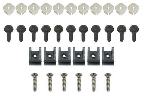 1974-1977 Chevrolet Camaro Standard Grille Hardware Kit 34 Piece