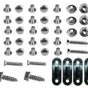 1966 Chevrolet Impala Grille Hardware Kit 72 Piece