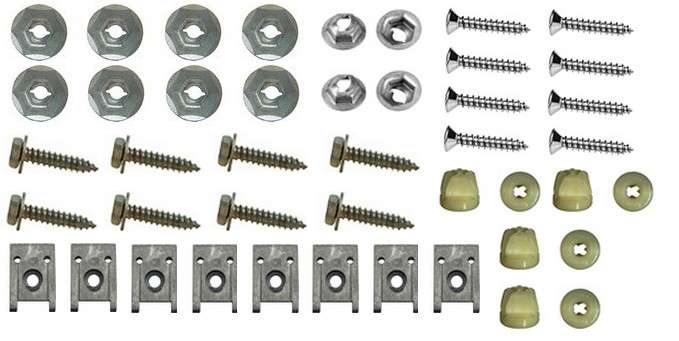 1974 Chevrolet Chevelle And El Camino Grille Hardware Kit 44 Piece