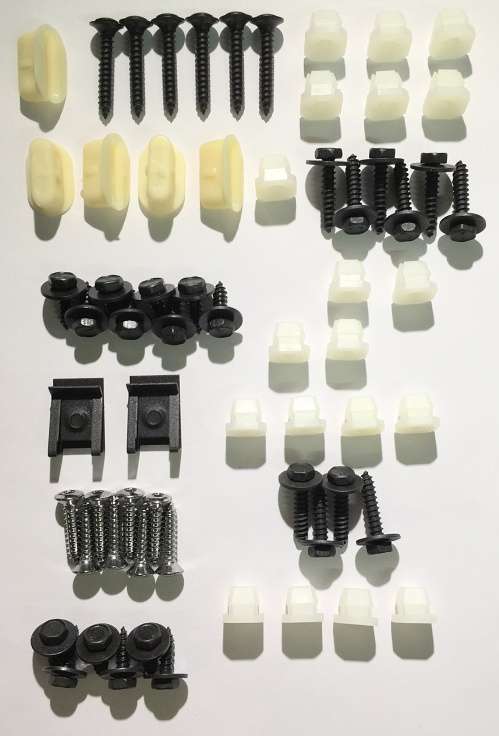 1978-1979 Chevrolet El Camino Grille Hardware Kit 66 Piece