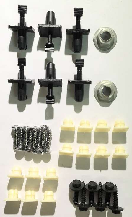 1982-1987 Chevrolet El Camino Grille Hardware Kit 36 Piece
