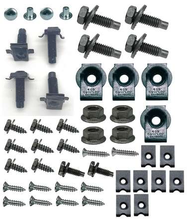 1963 Ford Galaxie Grille Hardware Kit 48 Piece