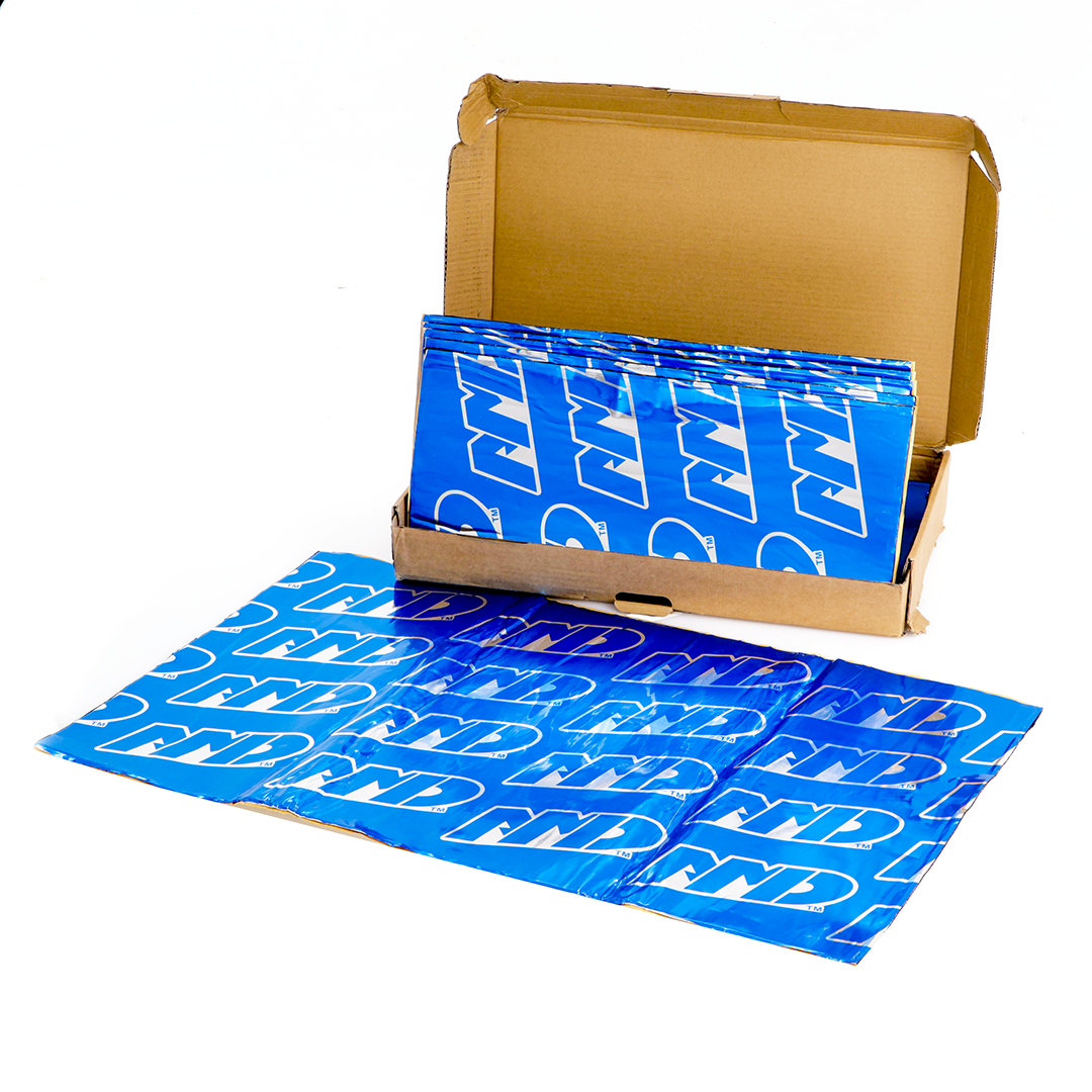 SilentDrive Pro Sound Deadener Mat Kit - Blue Silver - Box Of 10 Sheets