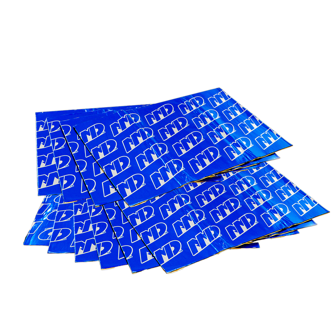 SilentDrive Pro Sound Deadener Mat Blue Silver Box Of 10 Sheets - Image 2