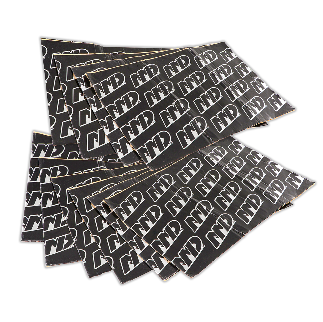 SilentDrive Pro Sound Deadener Mat Black Silver Box Of 10 Sheets - Image 2