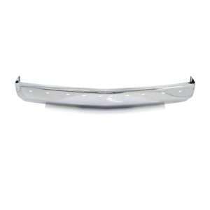 1988-1998 Chevrolet C/K Truck Front Chrome Bumper With Impact Strip Holes And Front License Plate Holes 