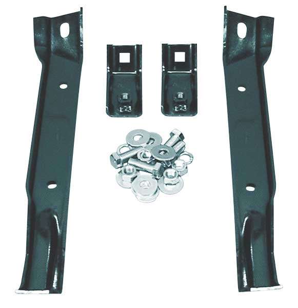 1969-1970 Chevrolet K10 K20 K30 Pickup Truck And Suburban 4 Wheel Drive Front Bumper Bracket Set With Hardware