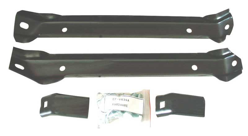 1967-1970 Chevrolet C10 C20 Truck & Suburban 2 WD Front Bumper Bracket Set With Hardware