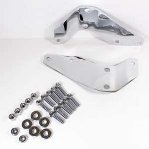 1953-1956 Ford F100 F250 Pickup Truck Chrome Front Bumper Bracket Set With Hardware