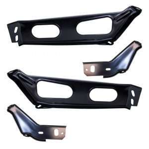 1964 Ford Galaxie Front Bumper Bracket Set 4 Pieces