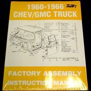 1960-1966 Chevrolet C/K Series Truck Factory Assembly Manual