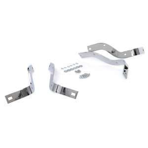1953-1972 Ford F100 And F250 Flareside Truck Chrome Rear Bumper Bracket Set Includes Hardware