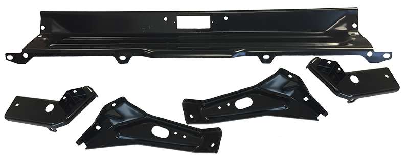 1964 Ford Galaxie Rear Bumper Bracket Set 5 Pieces